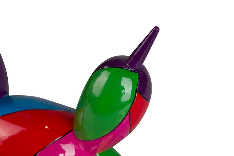 POP ART RESIN BALLOON DOG FIGURE 28x10x28 CM