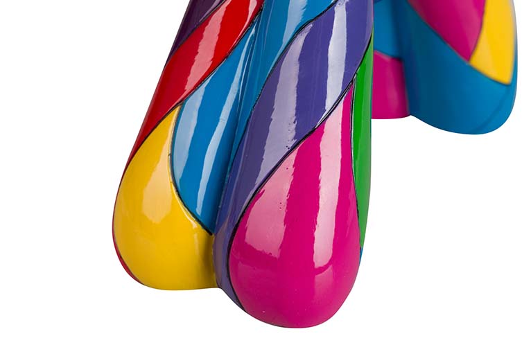 POP ART RESIN BALLOON DOG FIGURE 28x10x28 CM