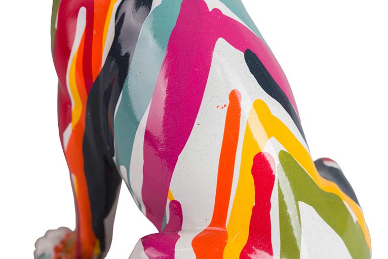 CHIHUAHUA DOG FIGURE RESIN 15x13x26 CM