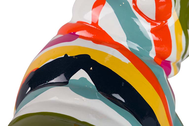 FRENCH BULLDOG RESIN FIGURE 39x18x23 CM