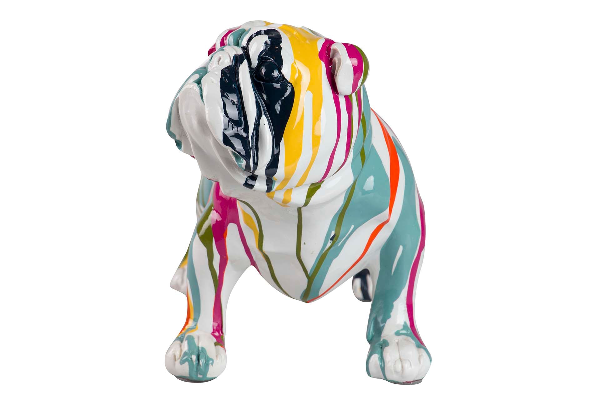 FRENCH BULLDOG RESIN FIGURE 39x18x23 CM