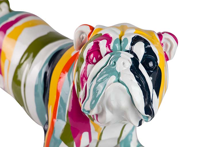 FRENCH BULLDOG RESIN FIGURE 39x18x23 CM