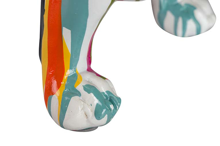 FIGURA PERRO BULLDOG FRANCES RESINA 39x18x23 CM