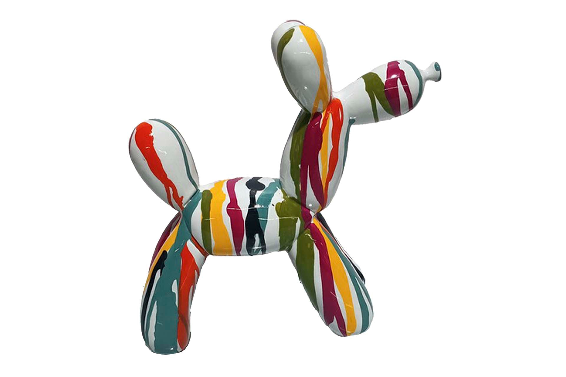 RESIN BALLOON DOG FIGURE 28x11x27 CM