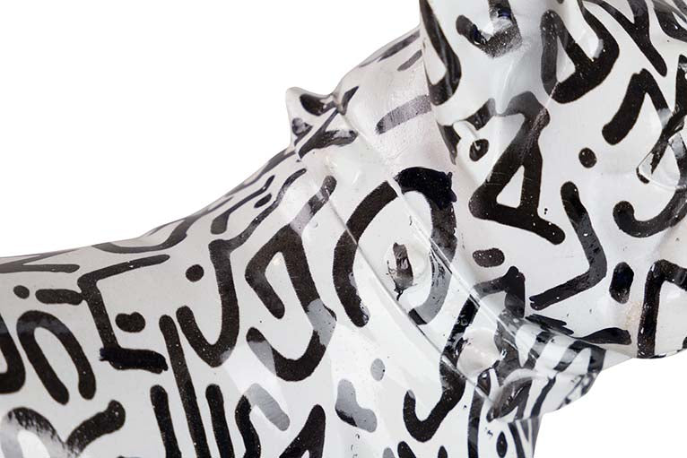 FRENCH BULLDOG RESIN FIGURE 24x12x22 CM