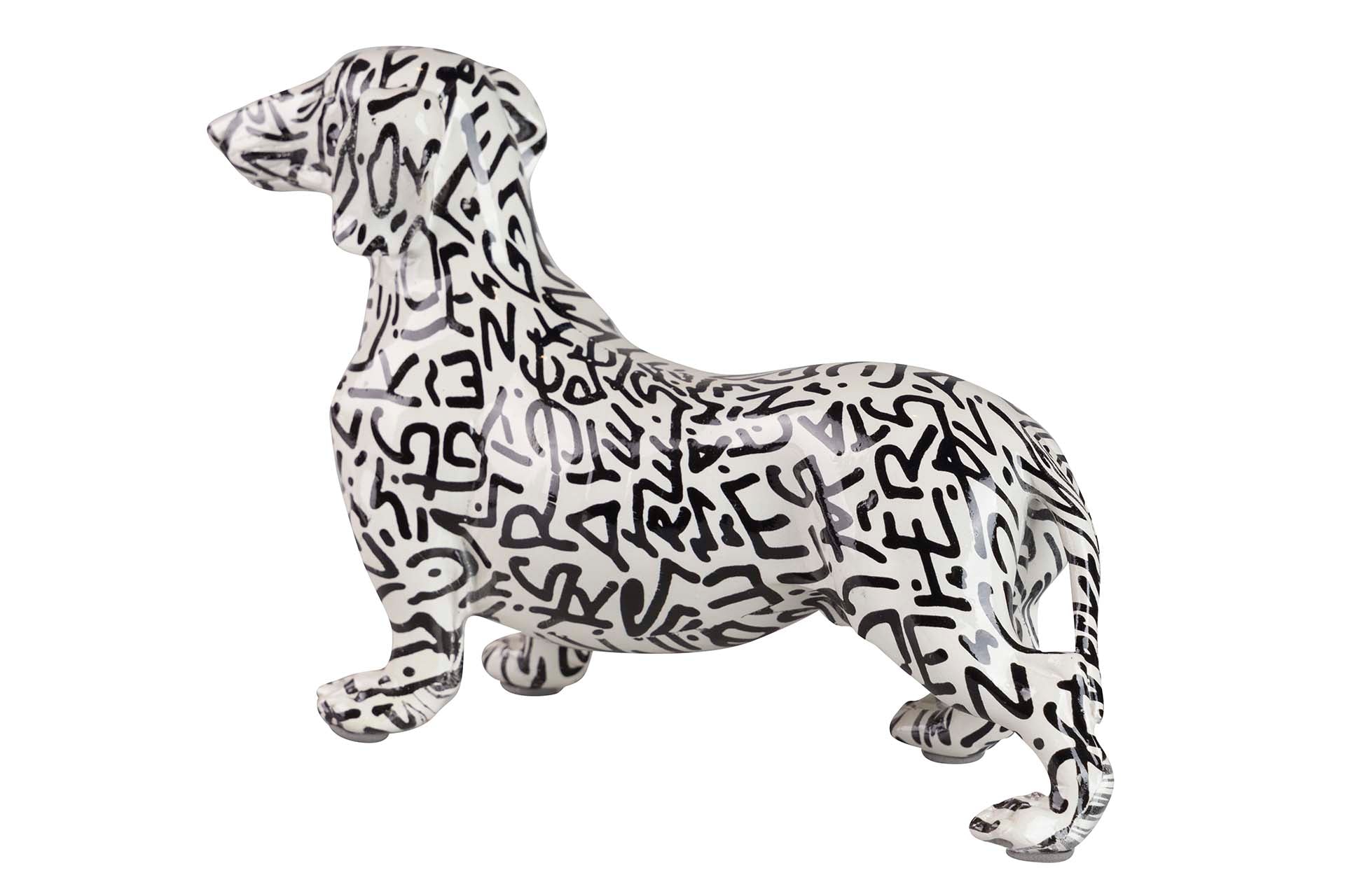 DACHSHUND DOG FIGURE RESIN 28x10x17 CM