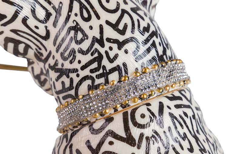 Resin Balloon Dog Figure 33x30x45 cm