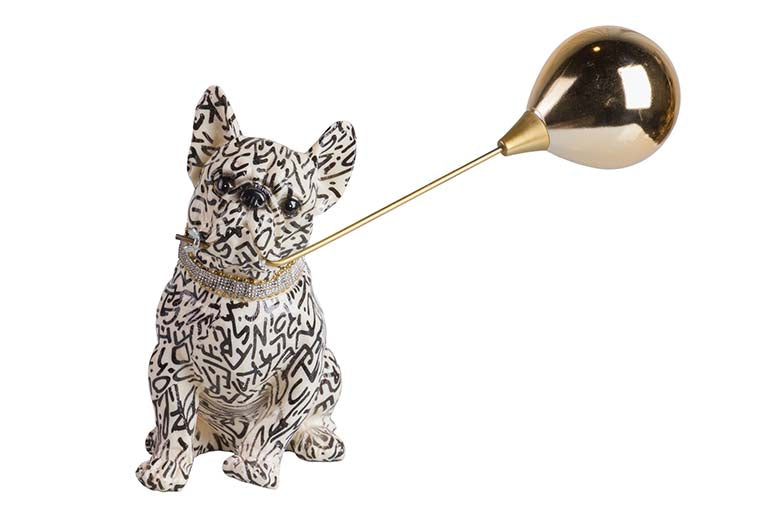 Resin Balloon Dog Figure 33x30x45 cm