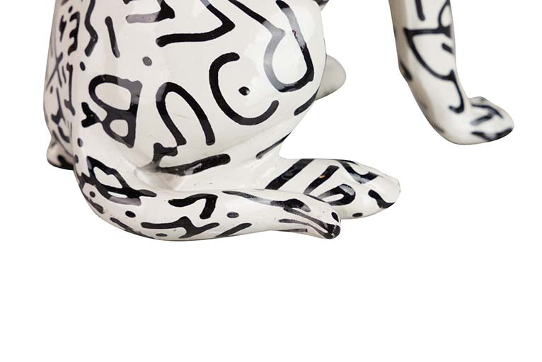 RESIN DOG FIGURE 15x13x26 CM