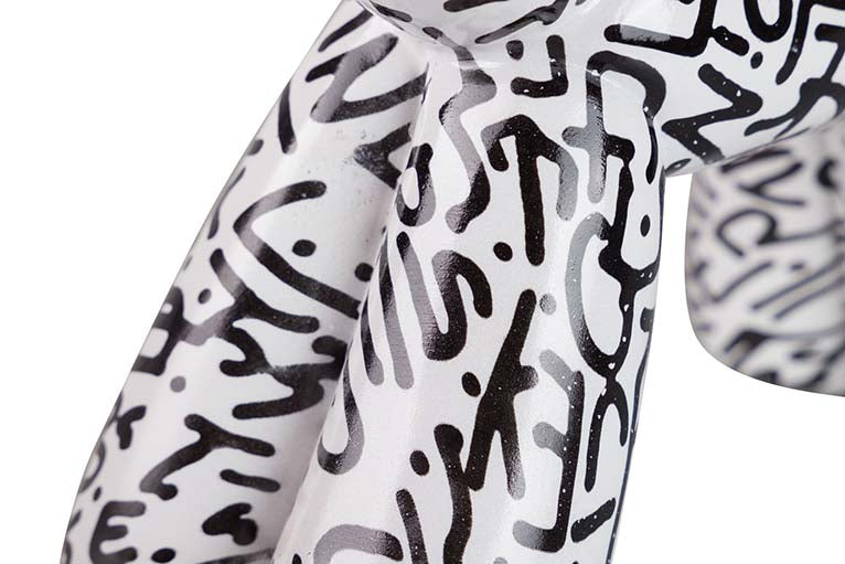 RESIN BALLOON DOG FIGURE 28x11x27 CM