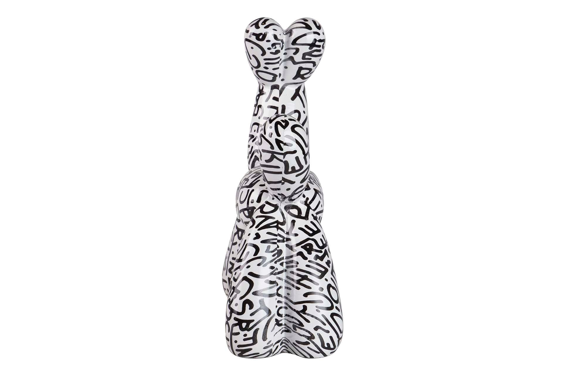 RESIN BALLOON DOG FIGURE 28x11x27 CM