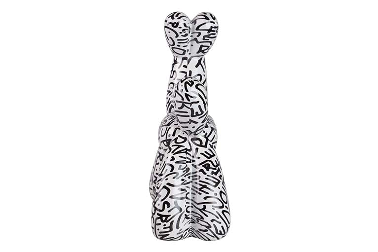 RESIN BALLOON DOG FIGURE 28x11x27 CM