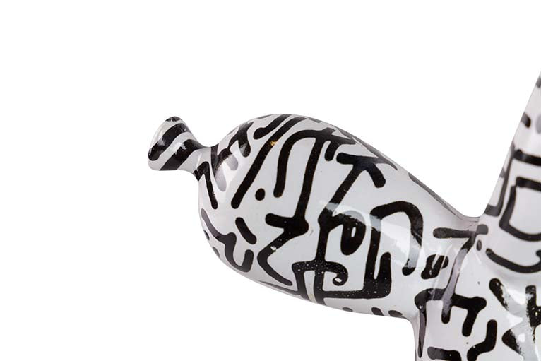 RESIN BALLOON DOG FIGURE 28x11x27 CM