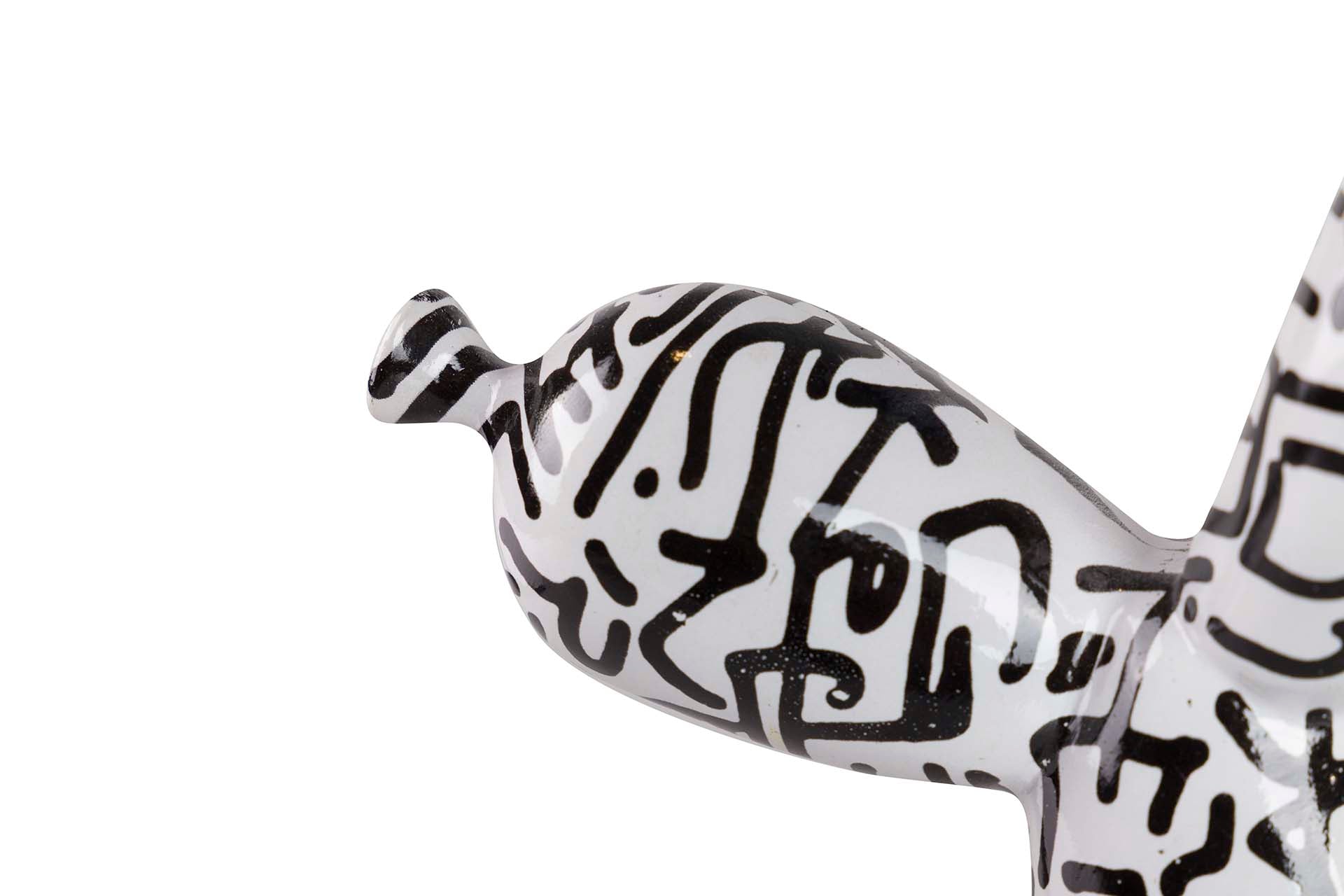 RESIN BALLOON DOG FIGURE 28x11x27 CM
