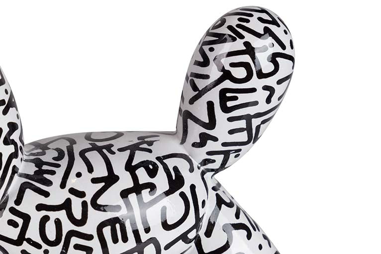 RESIN BALLOON DOG FIGURE 28x11x27 CM