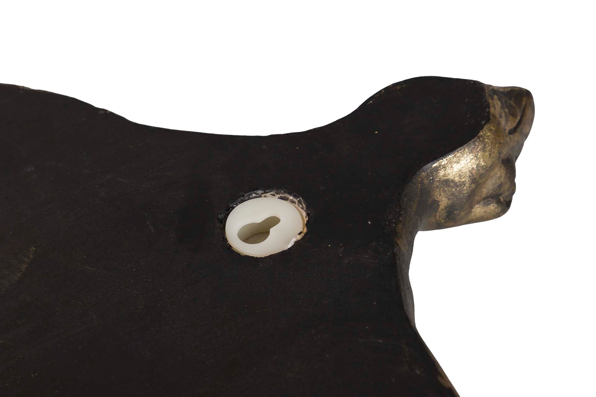 TURTLE FIGURE WALL RESIN MIRROR 39x34x6 CM