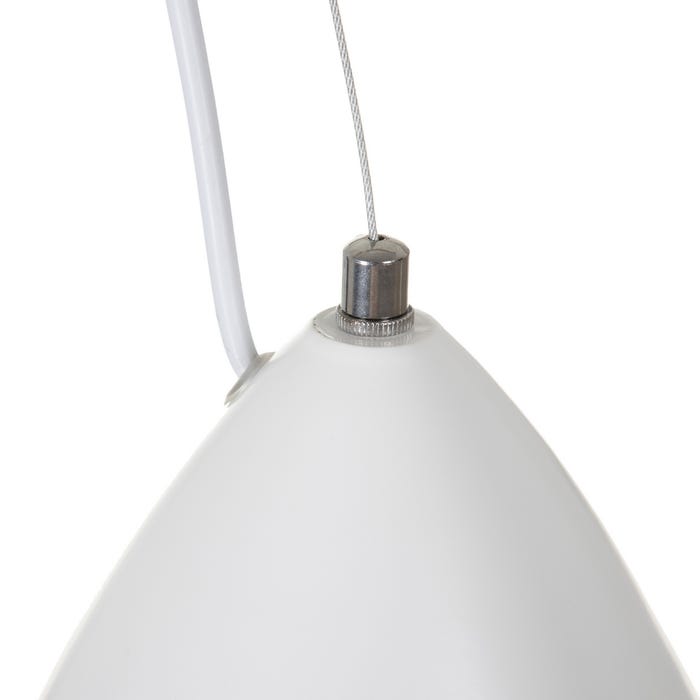 Lámpara Techo Blanco Aluminio 20 X 20 X 30 Cm