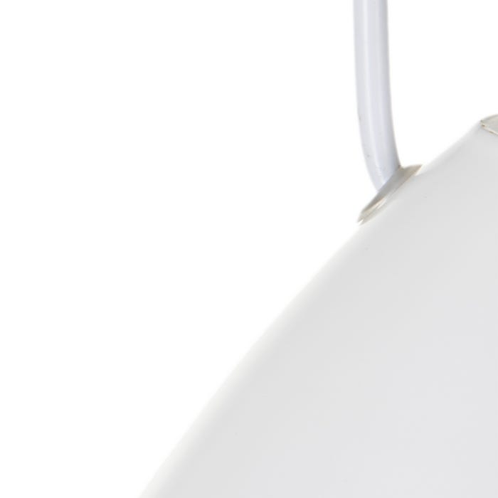 White Aluminum Ceiling Lamp 20 x 20 x 30 cm