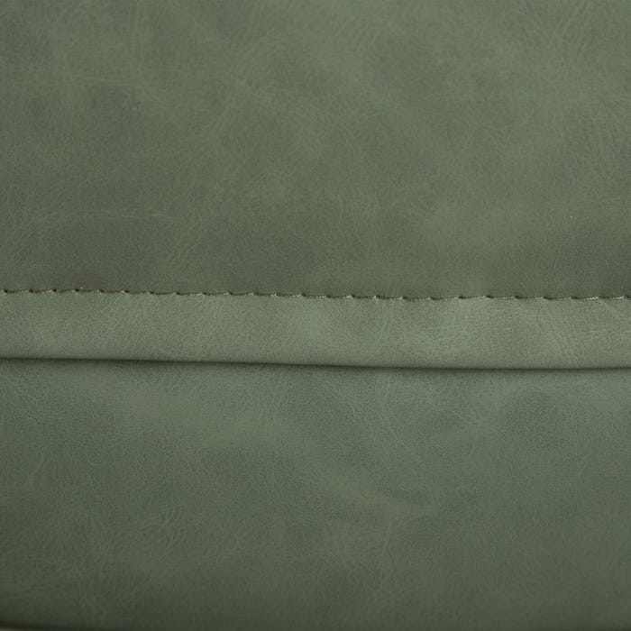 Silla Verde Metal / Simil Piel 49 X 54 X 84 Cm