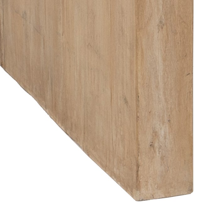 Mesa Comedor Natural Madera De Pino 200 X 100 X 76 Cm