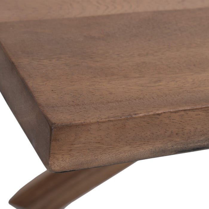 Mesa Comedor Natural Madera Salón 220 X 90 X 76 Cm