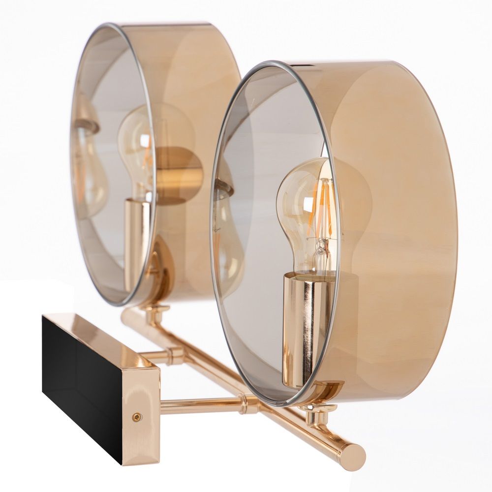 Gold Crystal/Metal Wall Light 50 X 14 X 41.60 Cm