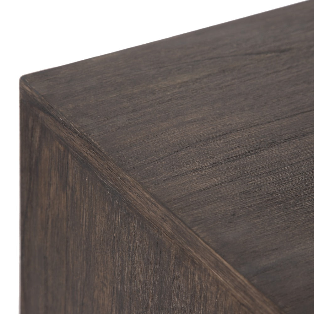 Aparador Gris Madera Mindi Salón 180 X 45 X 85 Cm