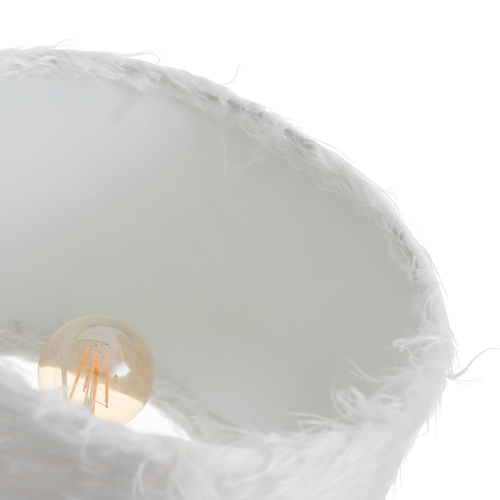White Polyresin Animal Table Lamp 61 X 26 X 55 Cm