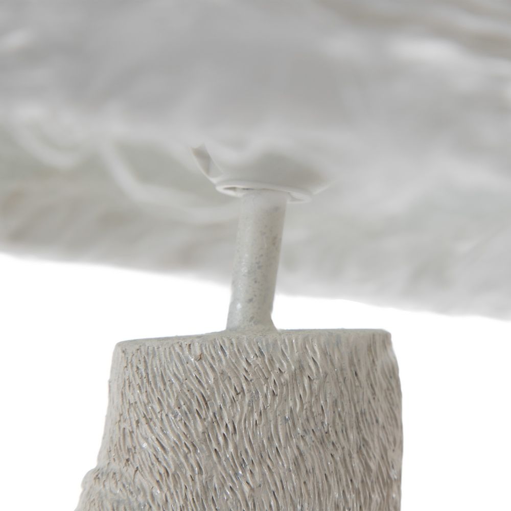 White Polyresin Animal Table Lamp 61 X 26 X 55 Cm