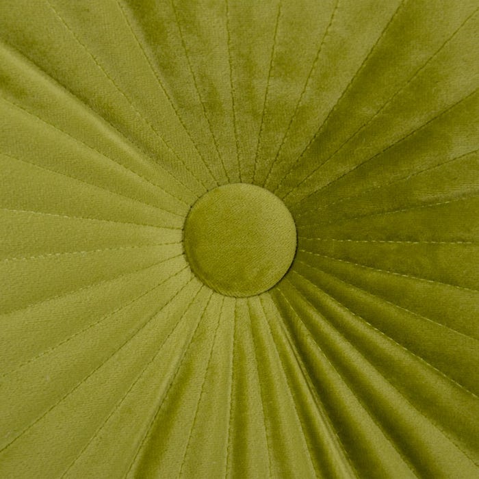 Cojín Verde Terciopelo Textil/Hogar 40 X 40 Cm