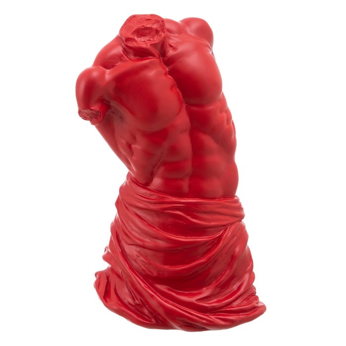 Figura Busto Resina Decoración 17 X 14 X 29,50 Cm