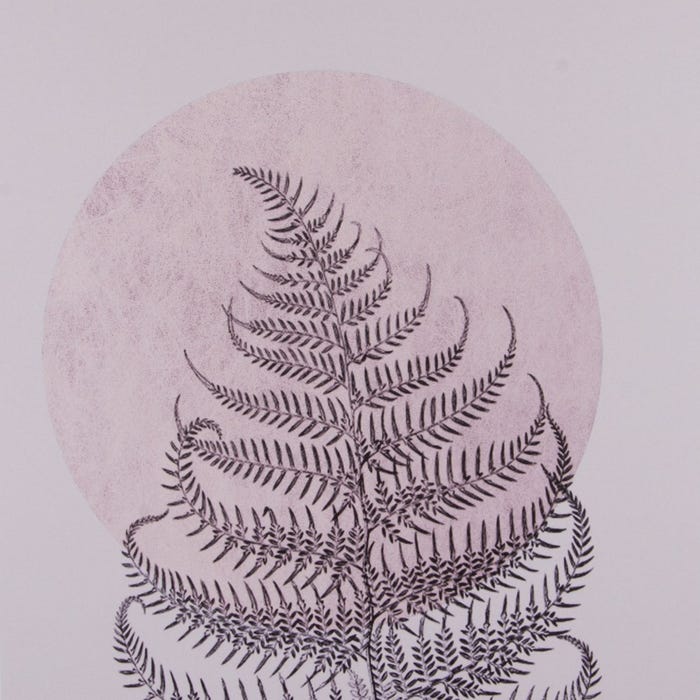Cuadro Impresión Hojas 2/M Negro Dm 50 X 2 X 70 Cm