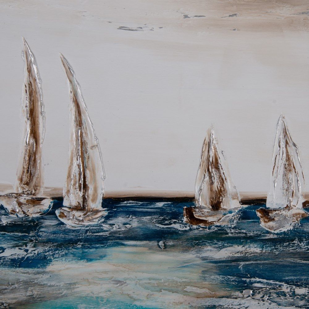 Pintura feita à mão sobre tela de algodão