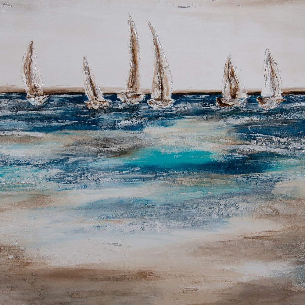 Pintura feita à mão sobre tela de algodão