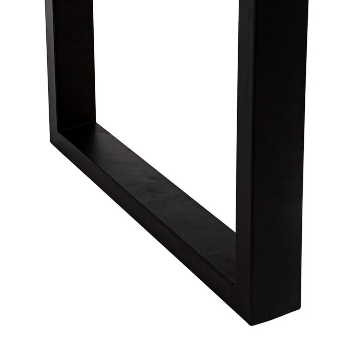 Mesa Comedor Natural-Negro 180 X 90 X 76 Cm