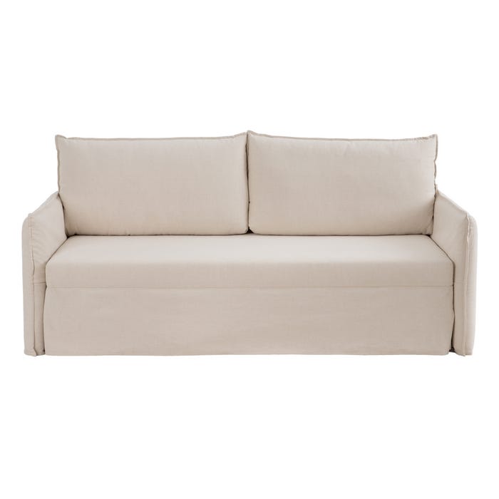 Sofá-Cama Nido Beige Tejido Salón 215 X 100 X 97 Cm