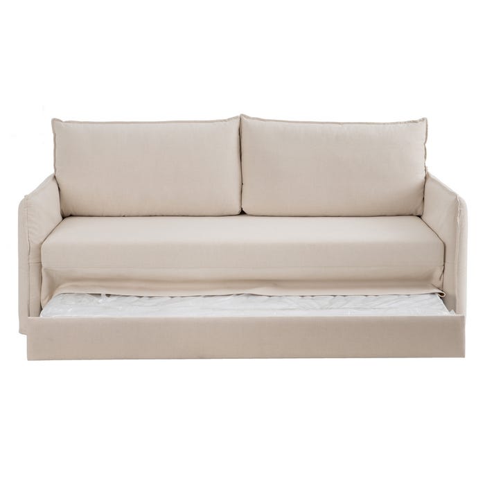 Sofá-Cama Nido Beige Tejido Salón 215 X 100 X 97 Cm