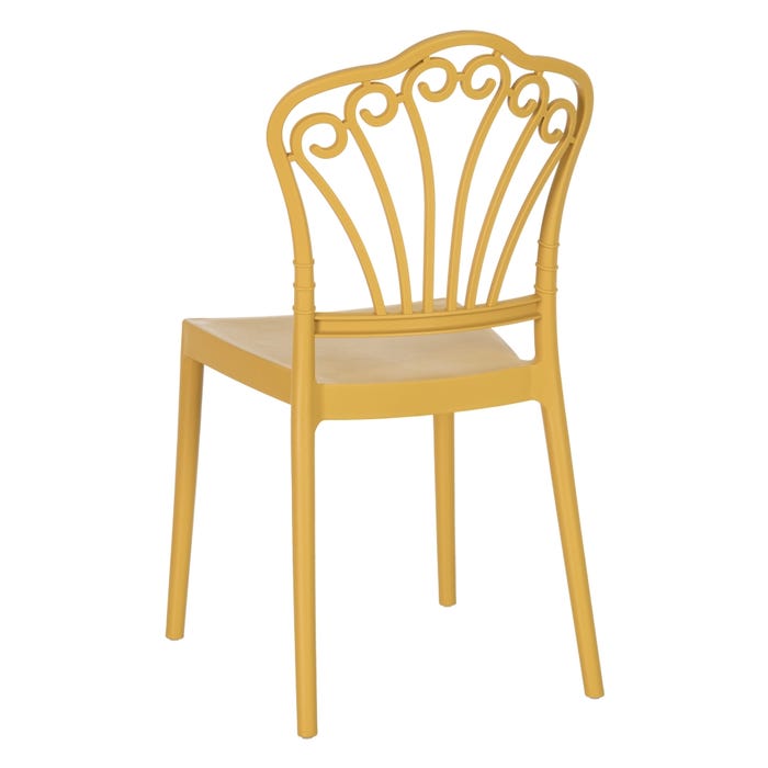 Silla Amarillo Polipropileno 44,50 X 52,50 X 90 Cm