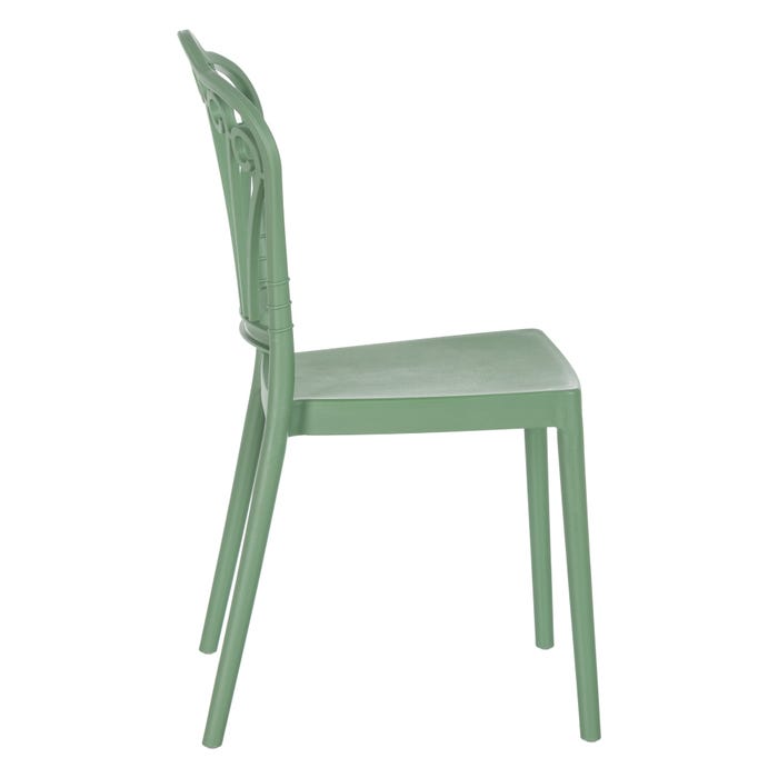 Silla Verde Menta Polipropileno 44,50 X 52,50 X 90 Cm