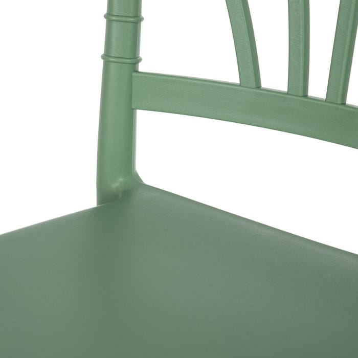 Silla Verde Menta Polipropileno 44,50 X 52,50 X 90 Cm