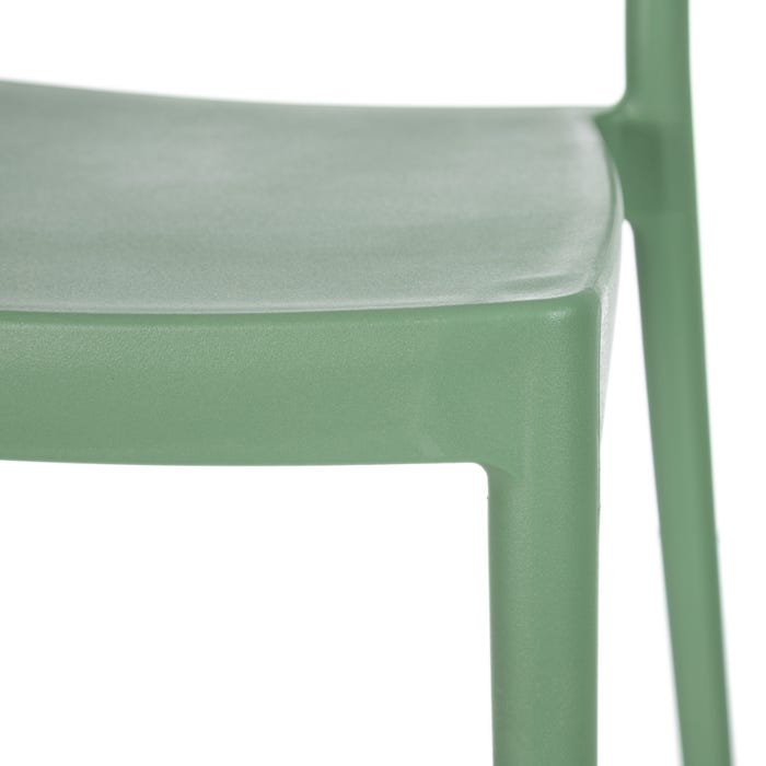 Silla Verde Menta Polipropileno 44,50 X 52,50 X 90 Cm