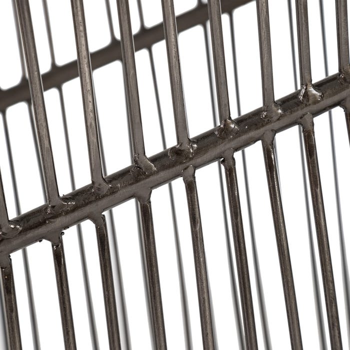 Consola Plata-Negro Metal-Mármol 95 X 45 X 92 Cm