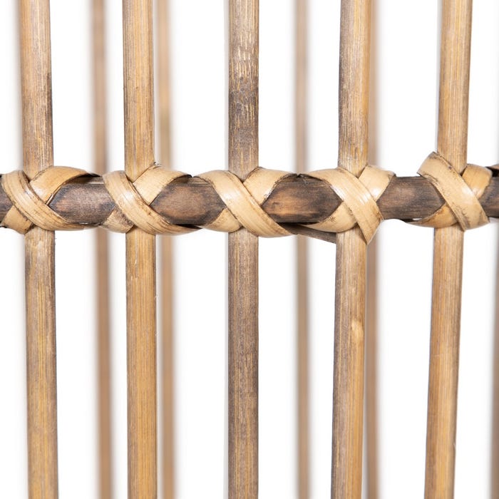 S/2 Cestos Natural Bambú Decoración 42 X 42 X 69 Cm