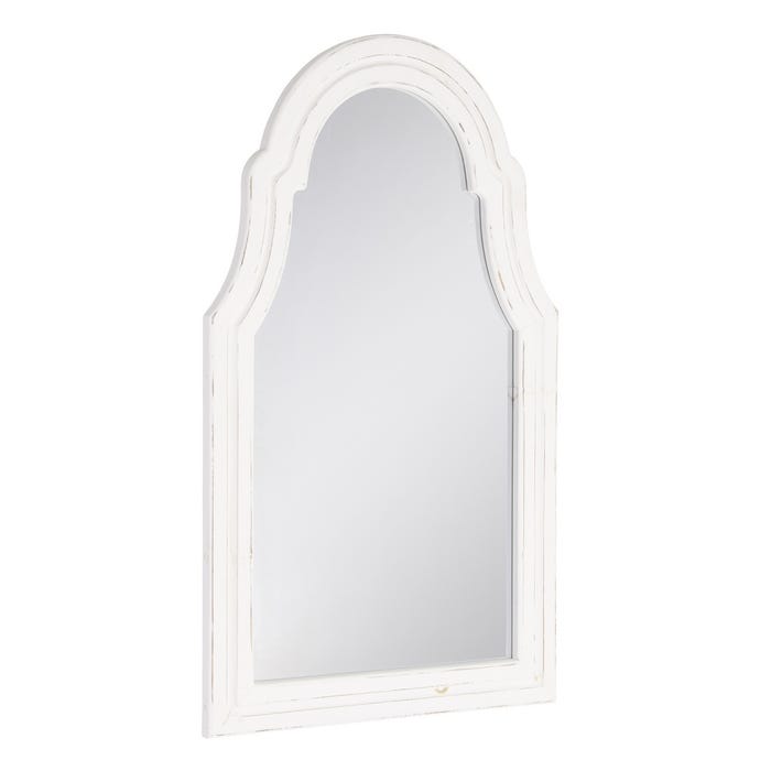 Espejo Blanco Rozado Decoración 63 X 3 X 110 Cm