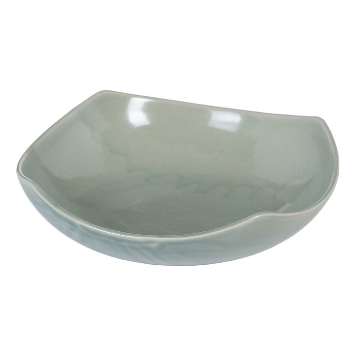 Centro Mesa Azul Claro Cerámica 29,50 X 29,50 X 8 Cm