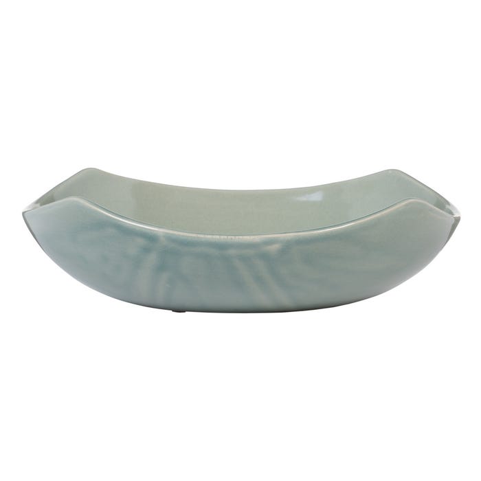 Mesa de Centro Cerâmica Azul Claro 29,50 X 29,50 X 8 Cm