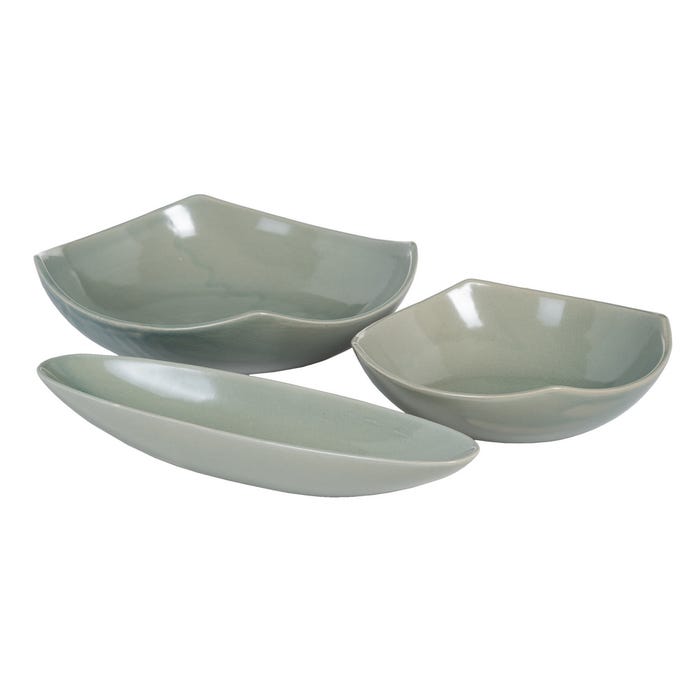 Mesa de Centro Cerâmica Azul Claro 29,50 X 29,50 X 8 Cm
