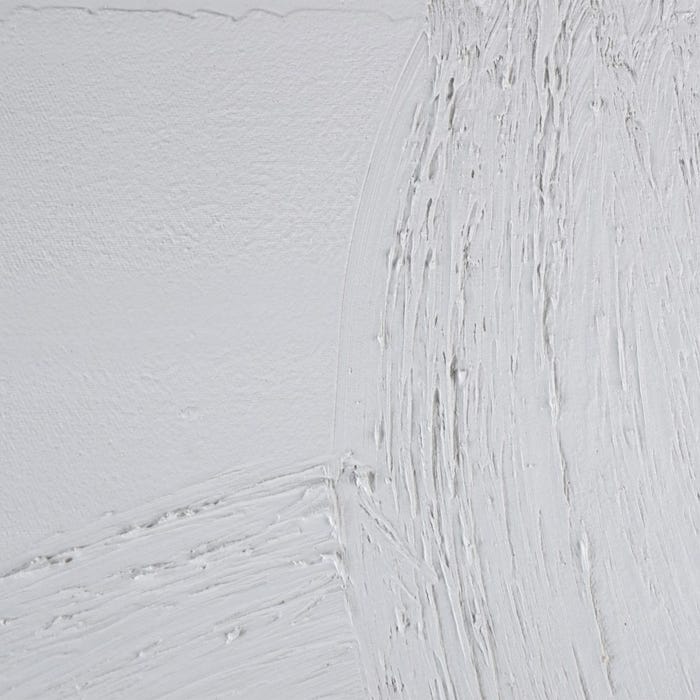 S/2 Mural Pared Abstracto Blanco Resina 135 X 3,50 X 90 Cm