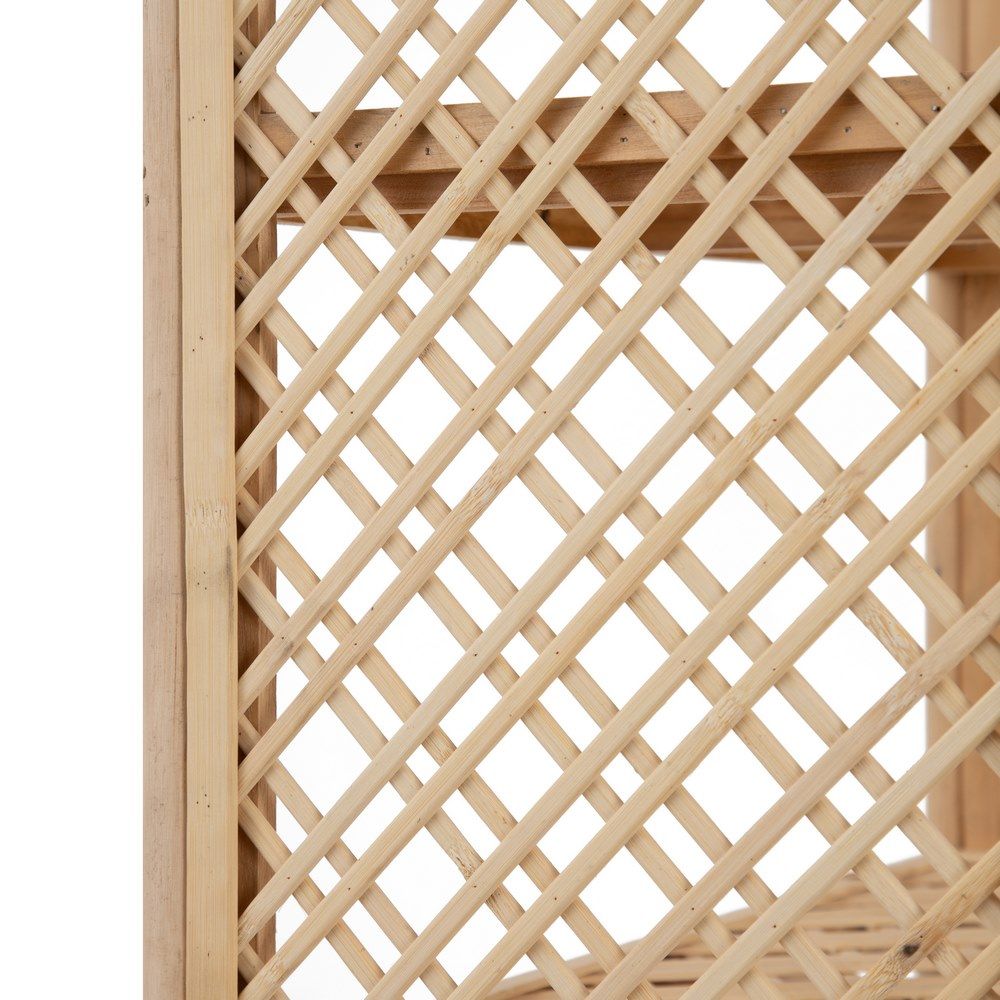 Estantería Natural Bambú Salón 64 X 34,50 X 171 Cm
