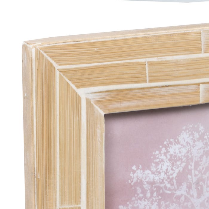Porta-retrato 10X15 Bambu Bege / "Mdf" 17 X 1 X 22 Cm